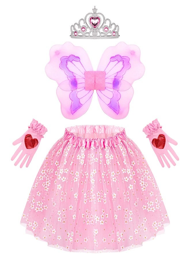 STOPKLAS Little Girls Dress Up Costume Set, Fairy and Mermaid Princess Dress Up Clothes Pretend Play Costume for Toddler Girl 3 4 5 6 - Image 5